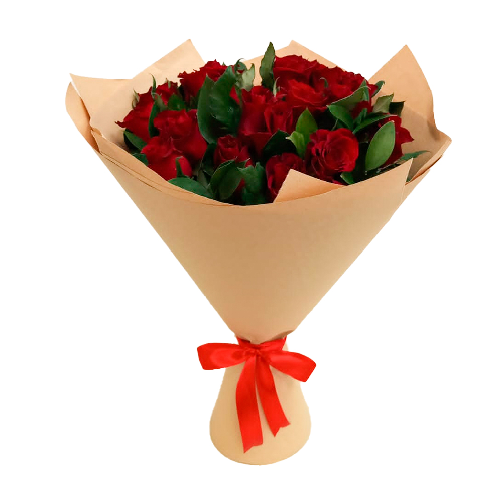 Red Rose Bouquet (12 Stems)